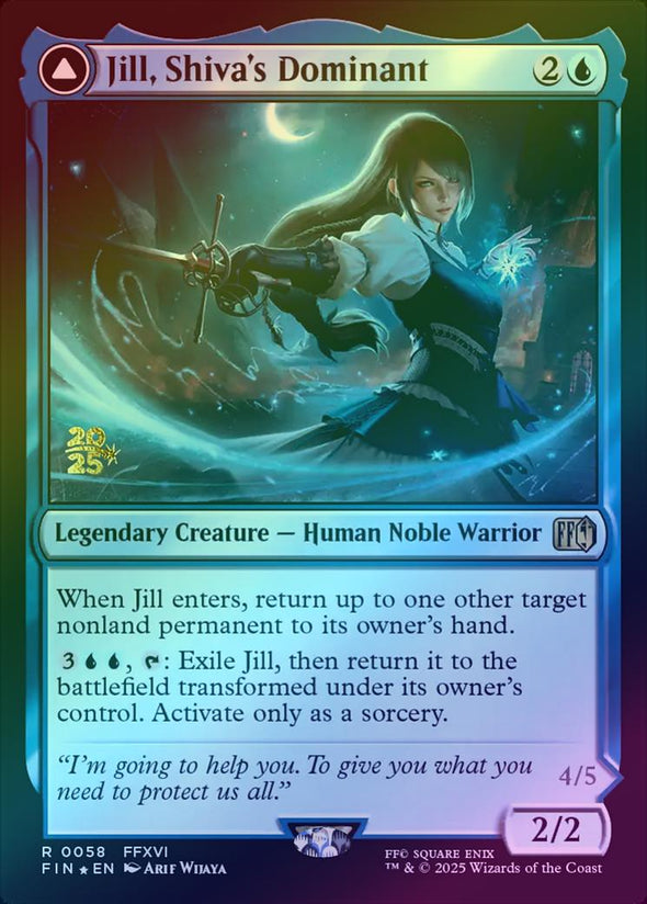 Jill, Shiva's Dominant // Shiva, Warden of Ice - Prerelease Promo (Foil) (PFIN)