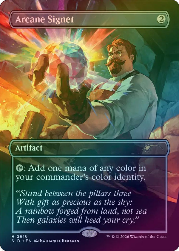 Arcane Signet - Borderless (Foil) (SLD)