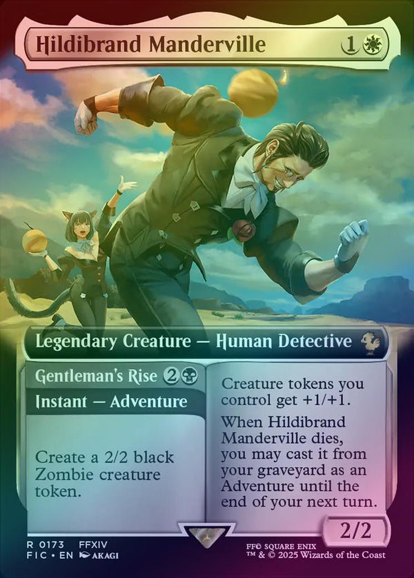 Hildibrand Manderville // Gentleman's Rise - Extended Art (Foil) (FIC)