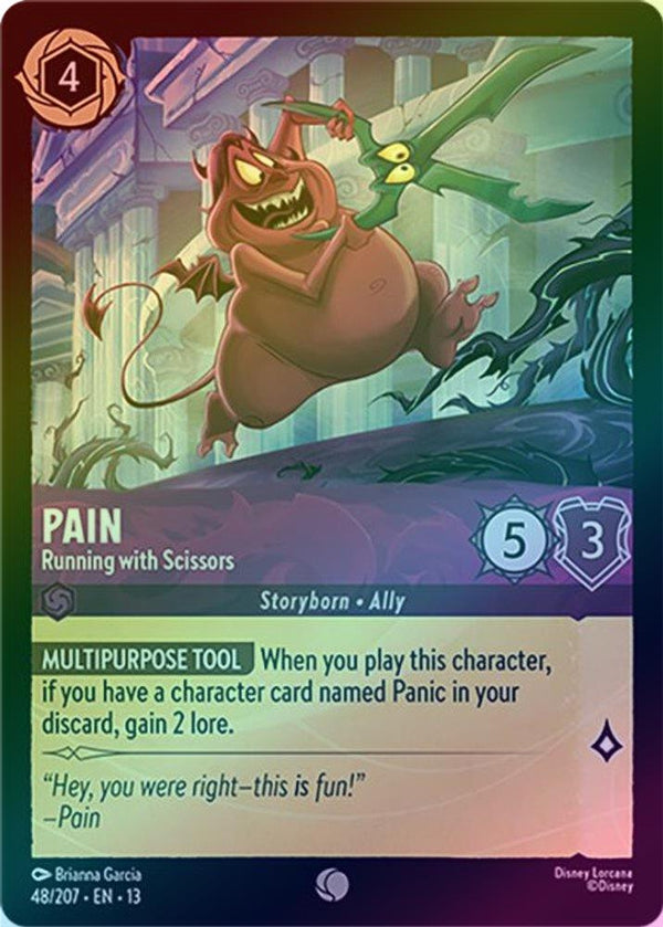 Pain (Running with Scissors) - 48/207 - Common (Foil)