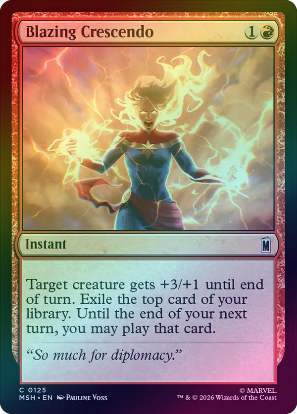 Blazing Crescendo (Foil) (MSH) (Pre-Order)