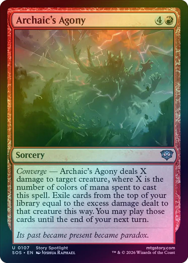 Archaic's Agony (Foil) (SOS)