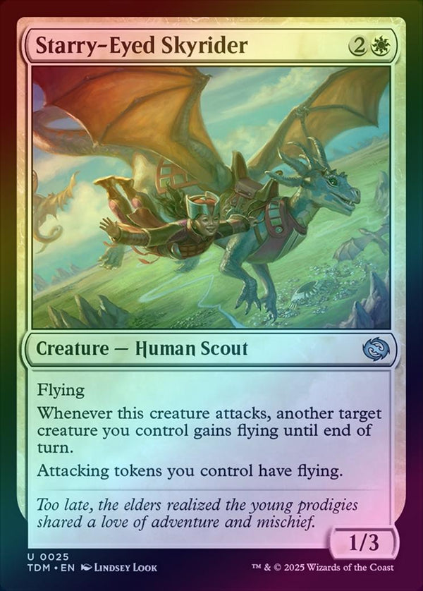 Starry-Eyed Skyrider (Foil) (TDM)