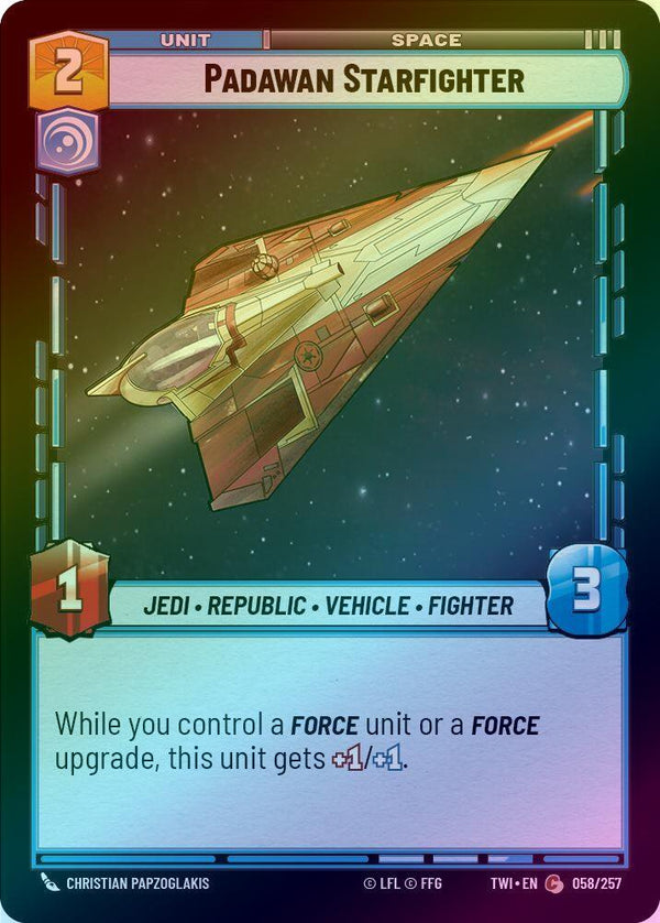 Padawan Starfighter - 058/257 - Common (Foil)
