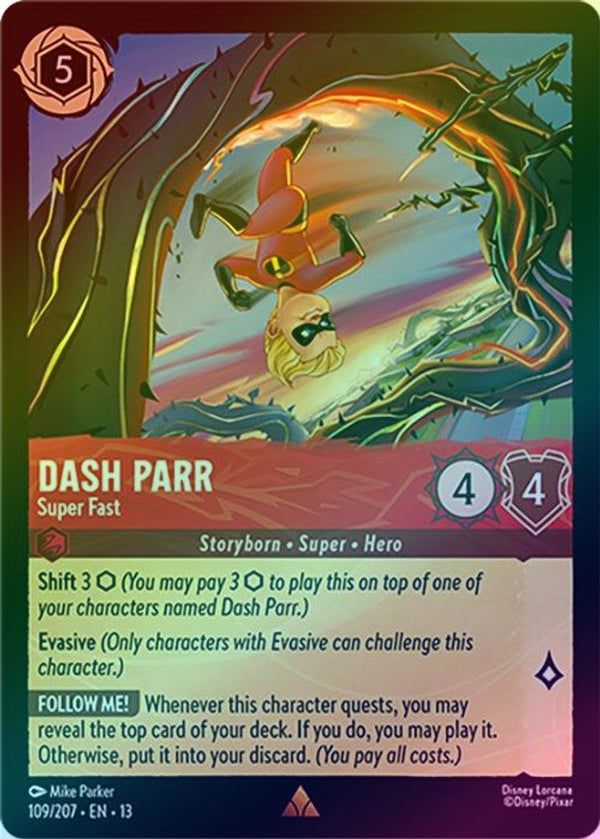 Dash Parr (Super Fast) - 109/207 - Rare (Foil)