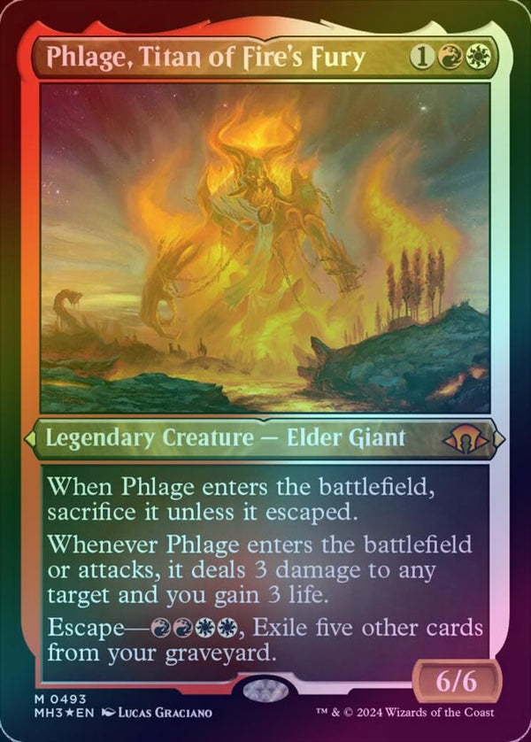 Phlage, Titan of Fire's Fury (493) (Foil) (MH3)