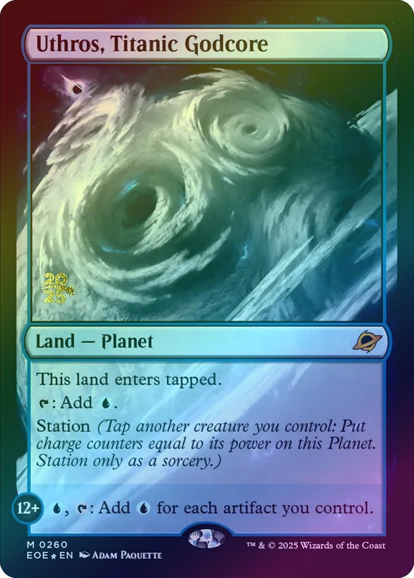 Uthros, Titanic Godcore - Prerelease Promo (Foil) (PEOE)