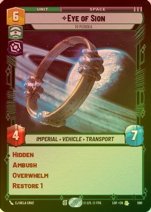 Eye of Sion - To Peridea - 590 - Rare (Foil)