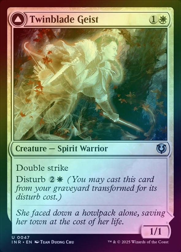 Twinblade Geist // Twinblade Invocation (Foil) (INR)