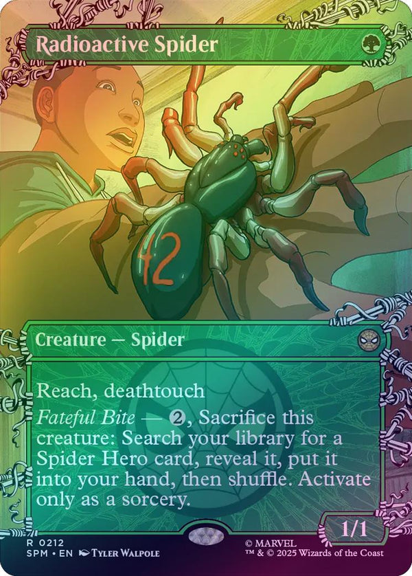 Radioactive Spider - Borderless Web-Slinger (Foil) (SPM)