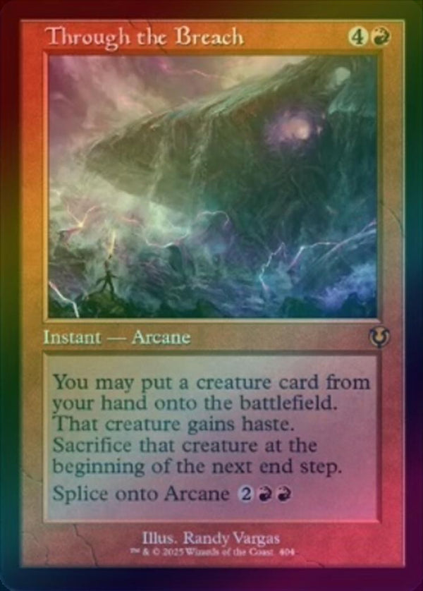 Through the Breach - Retro Frame (Foil) (INR)