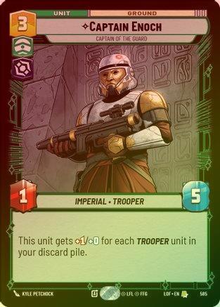 Captain Enoch - Captain of the Guard - 585 - Rare (Foil)
