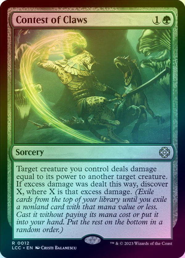 Contest of Claws (Foil) (LCC)