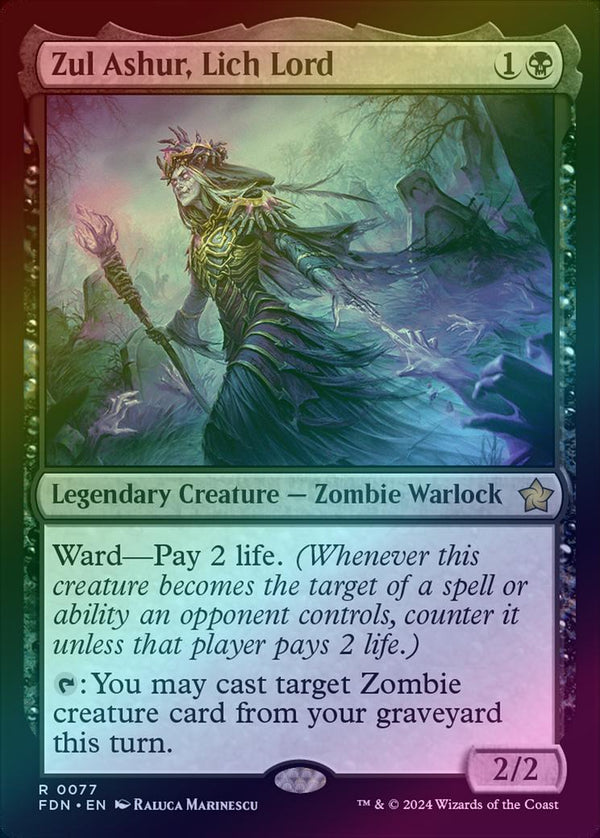 Zul Ashur, Lich Lord (Foil) (FDN)