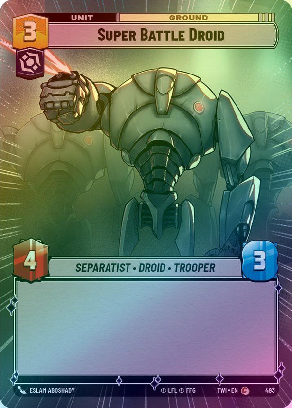 Super Battle Droid (Hyperspace) - 493 - Common (Foil)