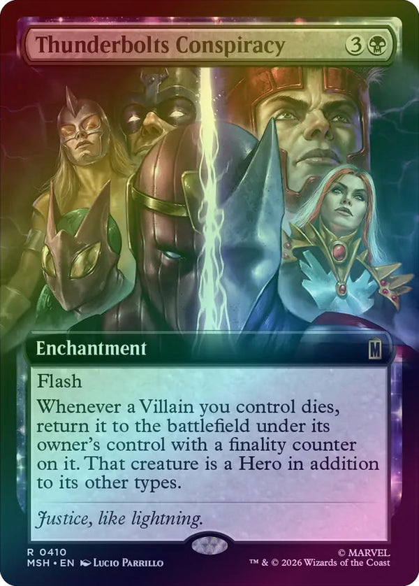Thunderbolts Conspiracy - Extended Art (Foil) (MSH) (Pre-Order)