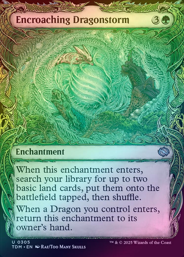 Encroaching Dragonstorm - Draconic Showcase (Foil) (TDM)