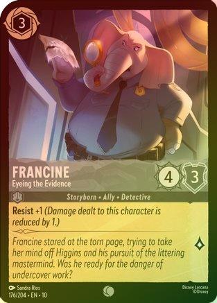 Francine (Eyeing the Evidence) - 176/204 - Common (Foil)