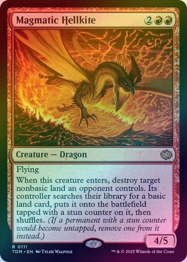 Magmatic Hellkite (Foil) (TDM)