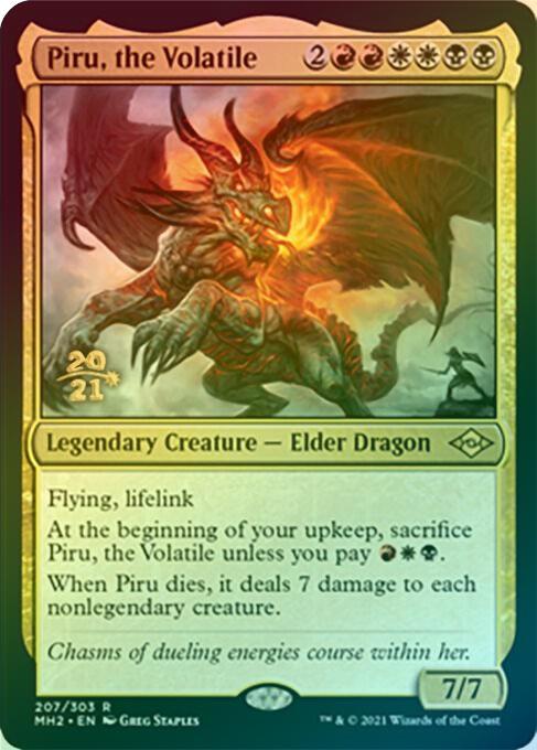 Piru, the Volatile - Prerelease Promo (Foil) (PMH2)