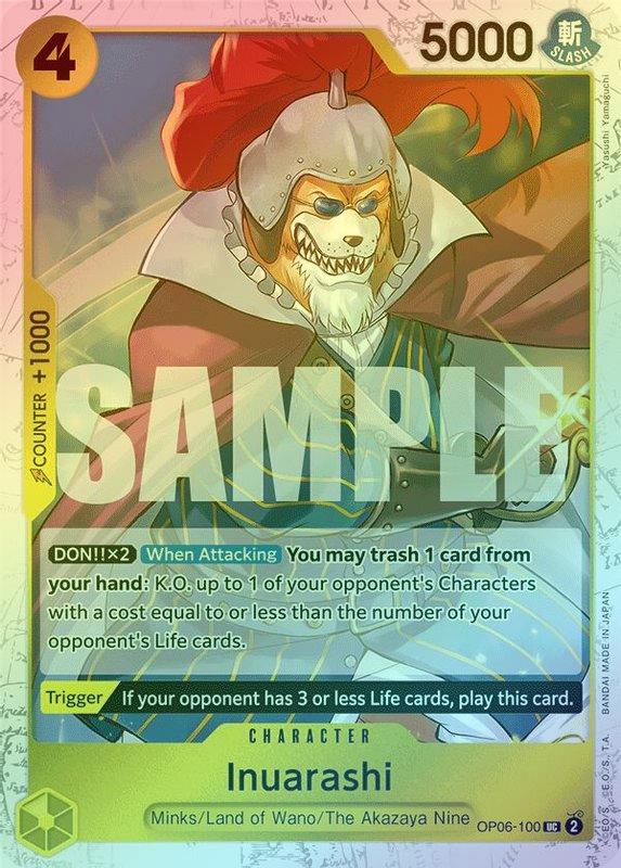 Inuarashi (Jolly Roger Foil) - OP06-100 - Uncommon