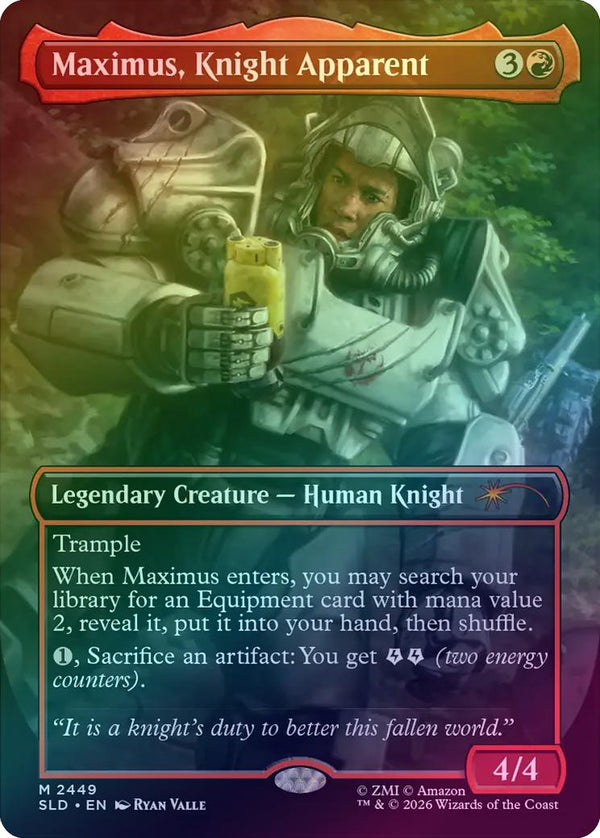 Maximus, Knight Apparent - Fallout: Beyond Vault 33 (Foil) (SLD)