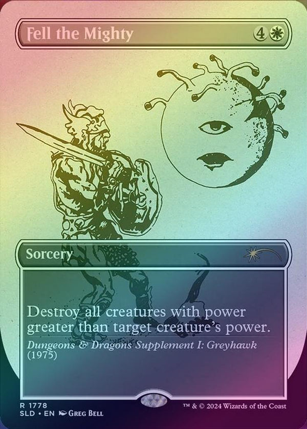 Fell the Mighty - An Exhibition of Adventure (Rainbow Foil) (SLD)