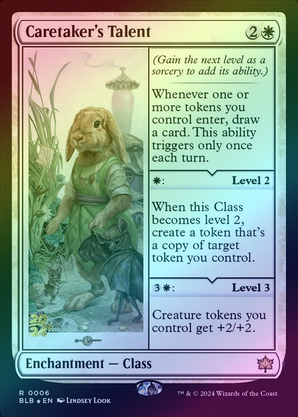 Caretaker's Talent - Prerelease Promo (Foil) (PBLB)