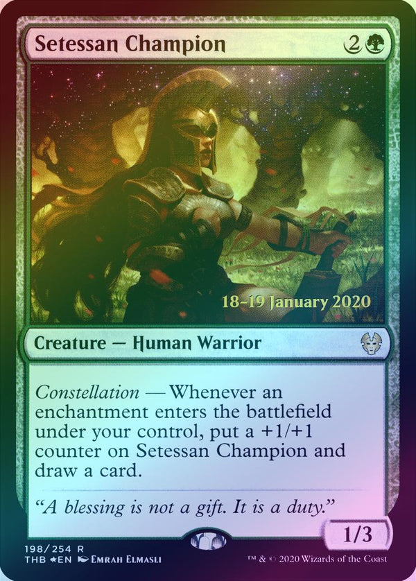 Setessan Champion - Prerelease Promo (PTHB) (Foil)