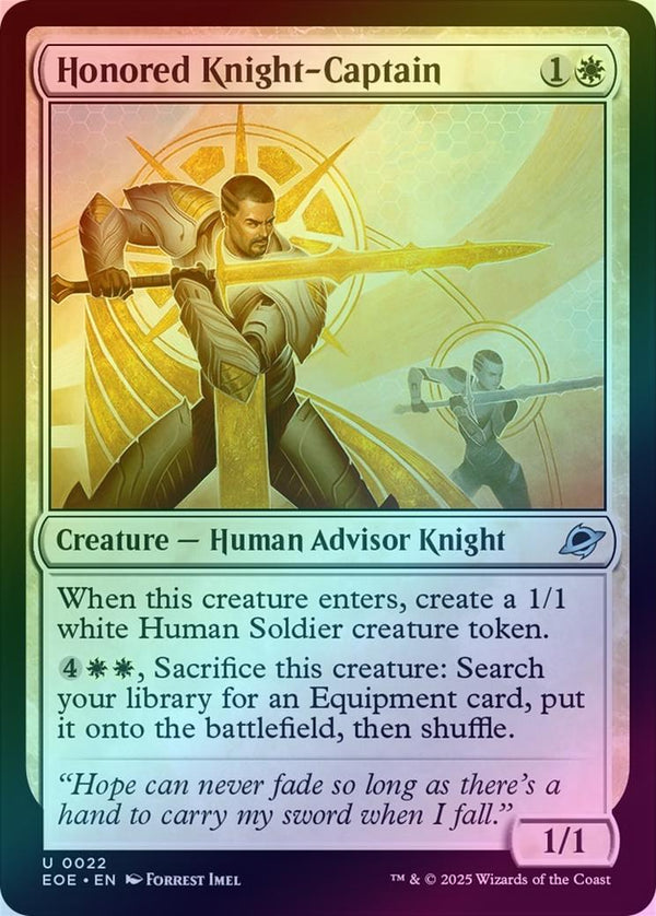 Honored Knight-Captain (Foil) (EOE)