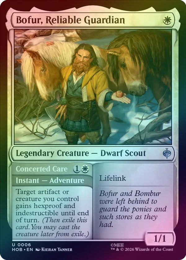 Bofur, Reliable Guardian // Concerted Care (Foil) (HOB) (Pre-Order)