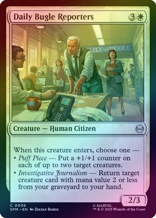 Daily Bugle Reporters (Foil) (SPM)