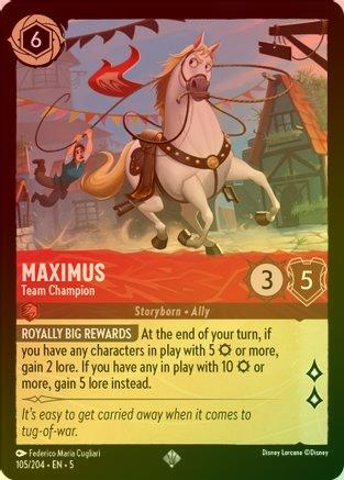 Maximus (Team Champion) - 105/204 - Super Rare (Foil)