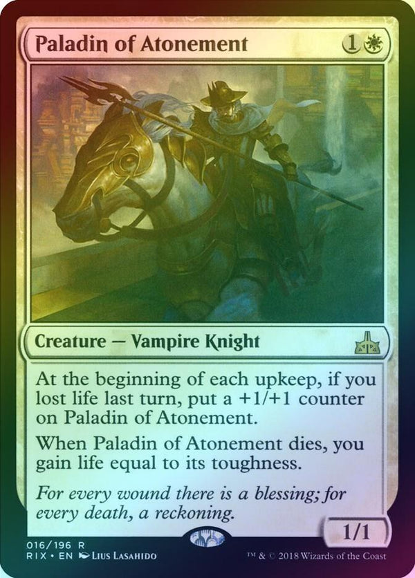 Paladin of Atonement (Foil) (RIX)