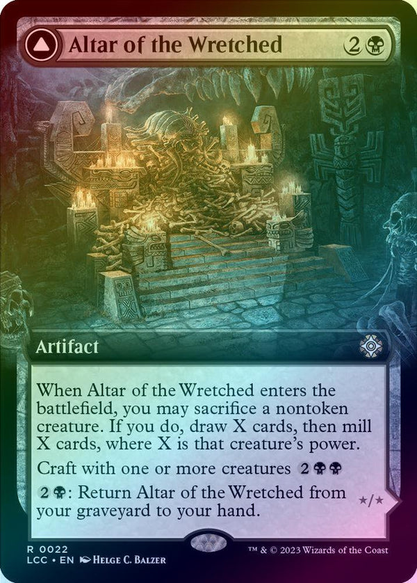 Altar of the Wretched // Wretched Bonemass - Extended Art (Foil) (LCC)