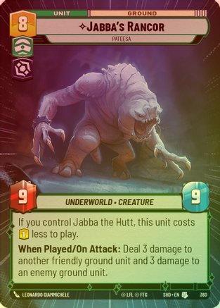 Jabba's Rancor - Pateesa (Hyperspace) - 360 - Uncommon (Foil)