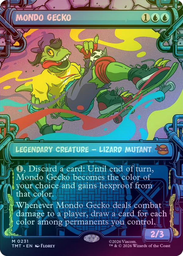 Mondo Gecko - Sewer Frame (Foil) (TMT)