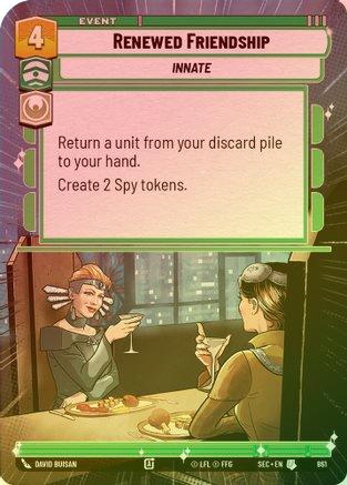 Renewed Friendship (Hyperspace Foil) - 861 - Uncommon (Foil)