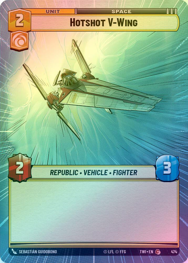 Hotshot V-Wing (Hyperspace) - 474 - Common (Foil)