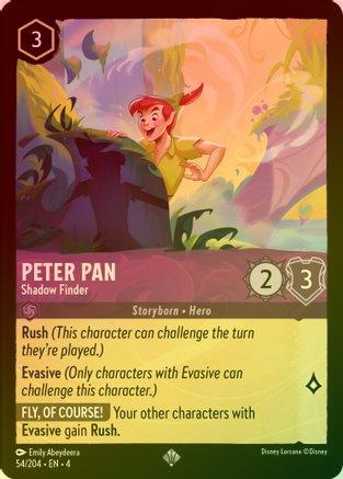 Peter Pan (Shadow Finder) - 54/204 - Super Rare (Foil)