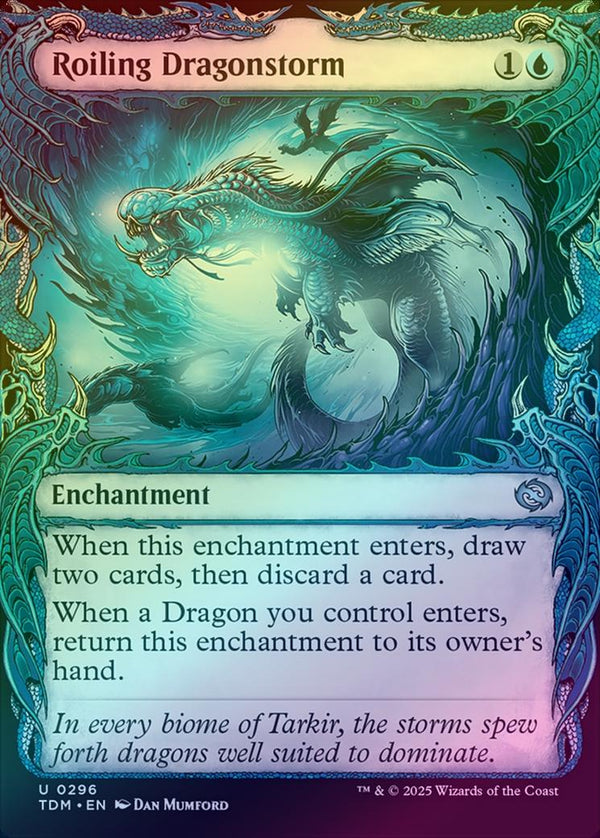 Roiling Dragonstorm - Draconic Showcase (Foil) (TDM)