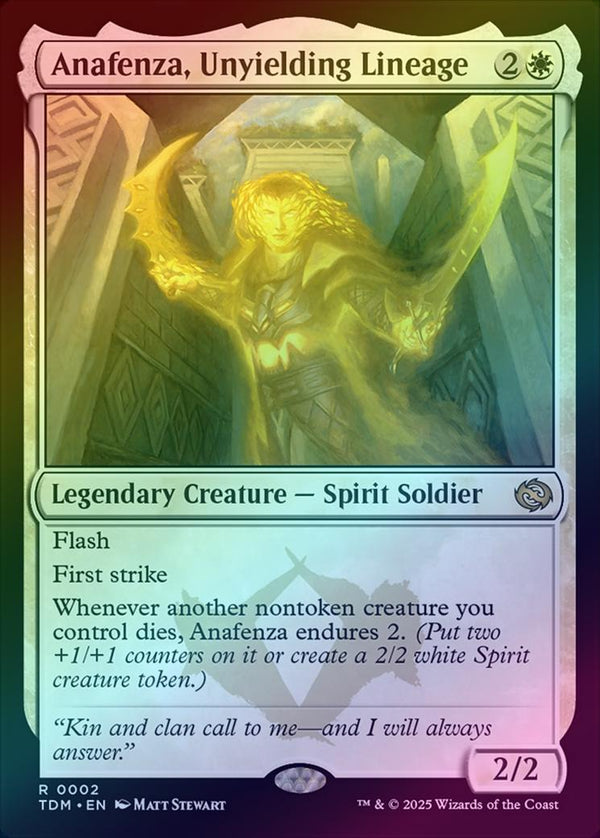 Anafenza, Unyielding Lineage (Foil) (TDM)