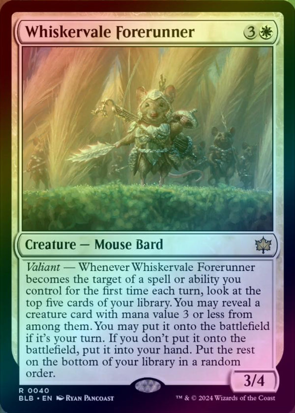 Whiskervale Forerunner (Foil) (BLB)