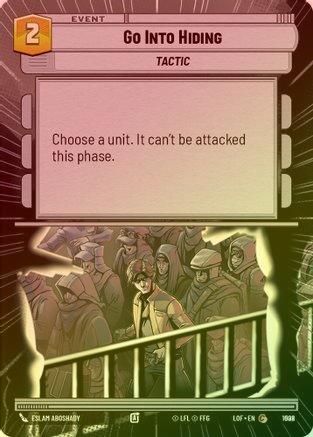 Go Into Hiding (Hyperspace) - 1002 - Common (Foil)