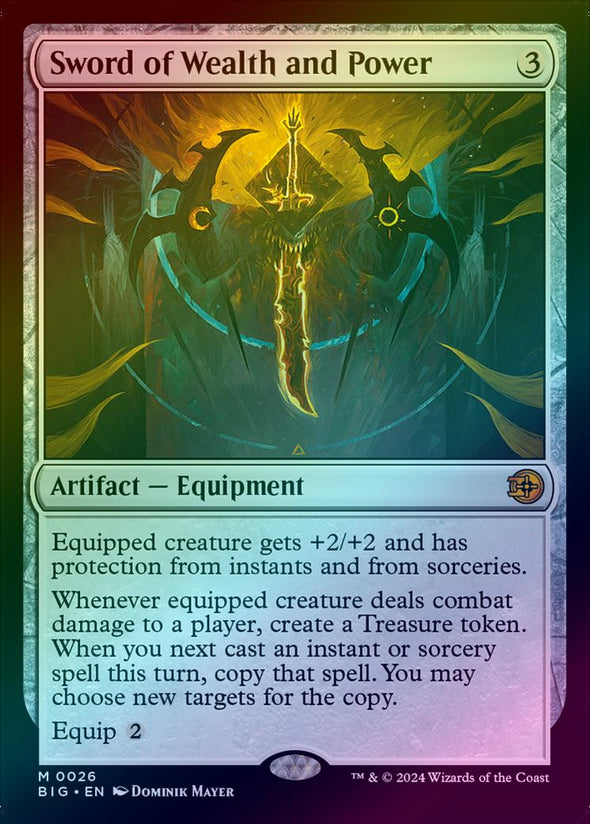 Sword of Wealth and Power (Foil) (BIG)