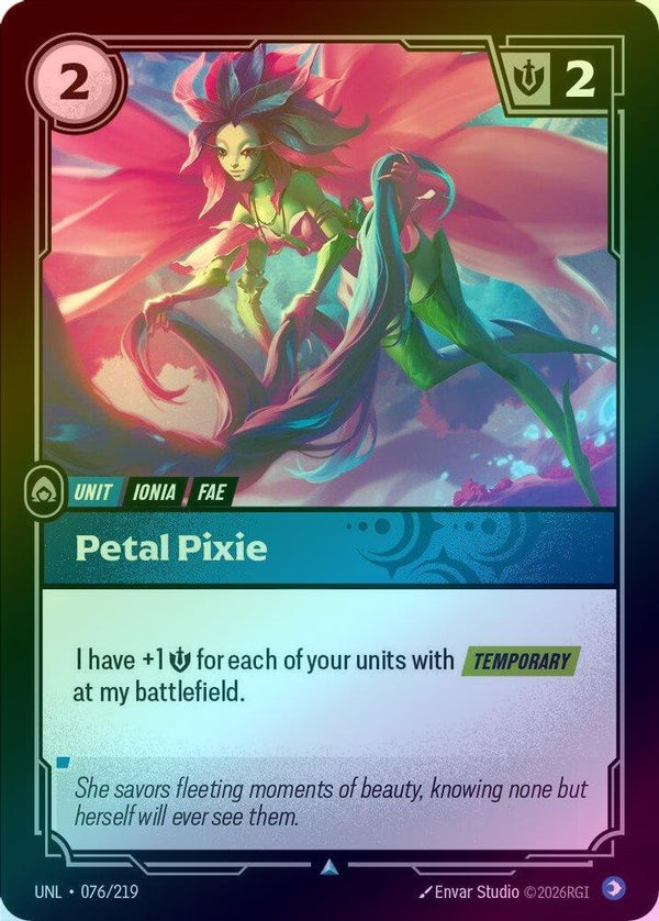 Petal Pixie - 076/219 - Uncommon (Foil)