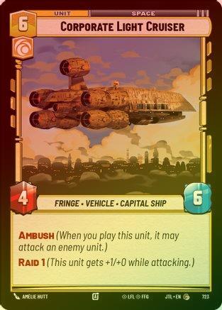 Corporate Light Cruiser - 723 - Common (Foil)