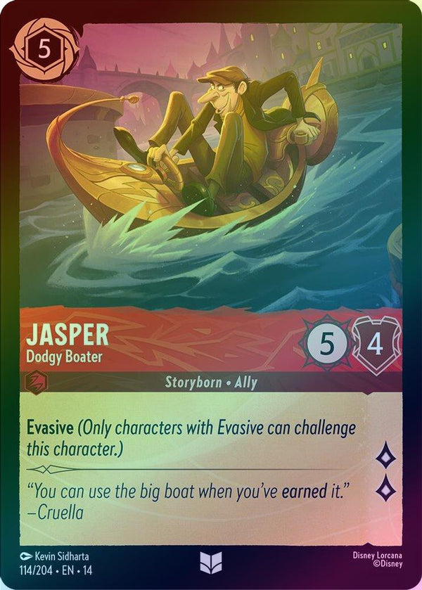 Jasper (Dodgy Boater) - 114/204 - Uncommon (Foil)