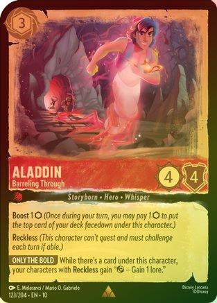 Aladdin (Barreling Through) - 123/204 - Rare (Foil)