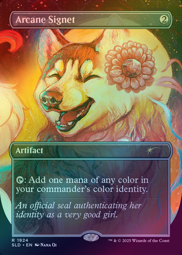 Arcane Signet - Dogs Are Better Than Cats (Rainbow Foil) (SLD)